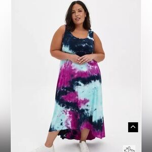 NWOT hi low maxi dress